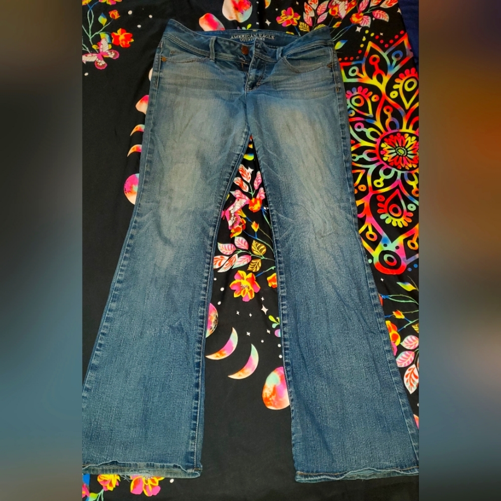 American eagle kickboot jeans 12 long